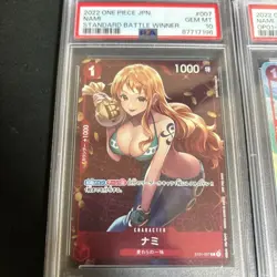 One Piece Card Nami PSA10 Set of 2 - Image 1