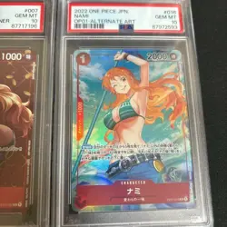One Piece Card Nami PSA10 Set of 2 - Image 2