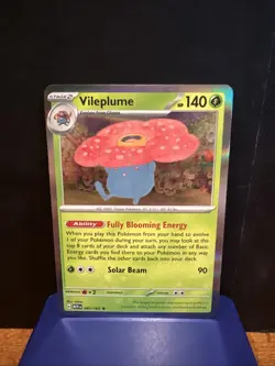 Vileplume 151 Reverse Holo Rare Pokemon TCG Scarlet & Violet Card 045/165 - Image 1