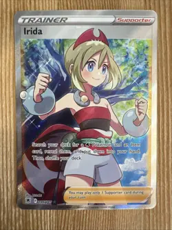Irida - 186/189 - Pokemon Astral Radiance Sword & Shield Full Art Card NM - Image 1