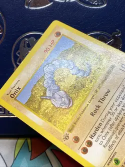 Pokemon TCG Onix Base Set, Shadowless, 1st Edition Card 56/102 LP - Image 4