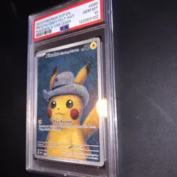 PSA 10 Van Gogh Pikachu with Grey Felt Hat SVP EN 085 Black Star Pokemon Card - Image 3