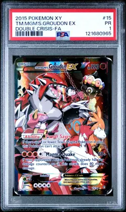 *SEQUENTIAL* PSA 1 Pokemon Card Team Aqua's Kyogre EX Team Magma's Groudon EX - Image 5