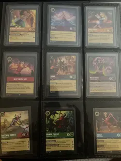 Disney Lorcana 9 Card Lot - Image 1