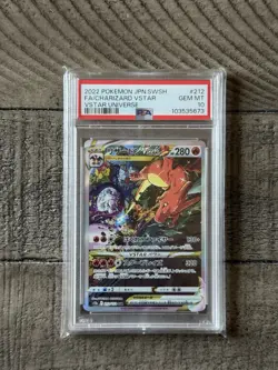 Charizard 212/172 VSTAR Universe S12a Japanese Pokemon Card PSA 10 Gem Mint - Image 1
