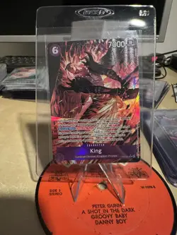 King (Alternate Art) EB04-031 One Piece OP-14 The Azure Sea's Seven Foil NM - Image 1