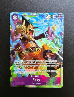 One Piece FOXY EB04-036 OP 14 The Azure Seas Seven SR Alt Art English - Image 1