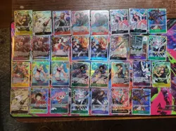 One Piece SR Lot Of 31 All NM Never Played - Image 1