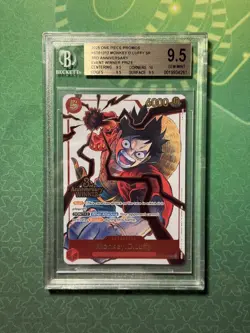 Monkey.D.Luffy - ST01-012 (3rd Anniversary Winner) St01-012 One Piece BGS 9,5 - Image 1