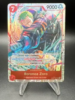 One Piece CCG Roronoa Zoro SR (EB04-007) Adventure on Kami's Island OP15-EB04 - Image 1