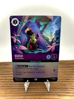 Disney Lorcana Fabled Kuzco - Wanted Llama (Epic) 209/204 Holo - Image 1