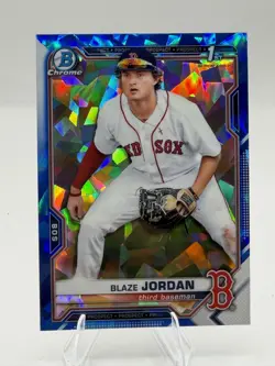 2021 Bowman Sapphire Edition - Chrome Prospects Blaze Jordan #BCP-71 (RC) - Image 1