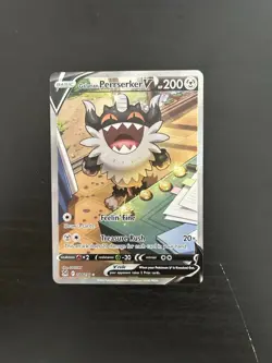 Galarian Perrserker V (Alternate Full Art) 184/196 Swsh11: Lost Origin Holo - Image 1