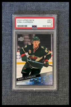 KIRILL KAPRIZOV - 2020 UPPER DECK YOUNG GUNS ROOKIE CARD #451 - PSA 9 MINT - Image 2