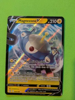 Pokemon TCG Magnezone v Lost Origin Holo Rare Card 056/196 - Image 1