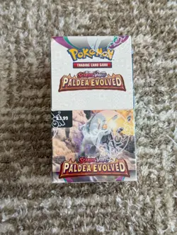 Pokemon Scarlet & Violet Paldea Evolved Half Booster Box (18 Packs) New/Sealed - Image 1