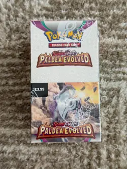 Pokemon Scarlet & Violet Paldea Evolved Half Booster Box (18 Packs) New/Sealed - Image 1