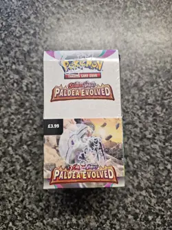 Pokemon PALDEA EVOLVED Half Booster Box (18 Packs) New and Factory Sealed - Image 1