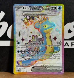 Lapras EX 158/142 Full Art Ultra Stellar Crown SCR Pokemon Card NM - Image 1