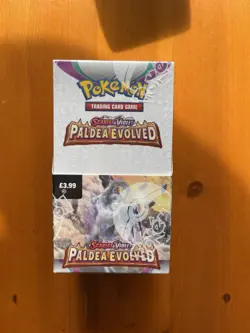 Pokemon Paldea Evolved Half Booster Box 18 Packs New Sealed - Image 1