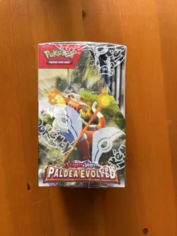 Pokemon Paldea Evolved Half Booster Box 18 Packs New Sealed - Image 4