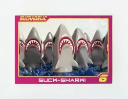 #TN22201 SUCK-SHARK! 6 Suckadelic Suckpax 3 Card - Image 1