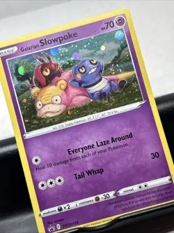 Galarian Slowpoke SWSH126 Holo Black Star Promo Card(Pokemon Sword & Shield) - Image 1