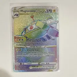 Magnezone VSTAR 198/196 Swsh11: Lost Origin Rainbow Rare Holo Card Near Mint - Image 2