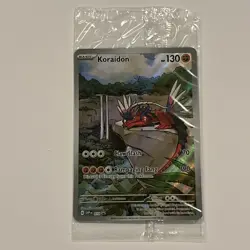 Koraidon 014 Sv: Scarlet & Violet Holo SEALED PROMO Full Art Pokemon Card - Image 1