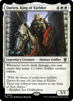 Darien, King of Kjeldor Murders at Karlov Manor Commander NM Rare CARD ABUGames - Image 1