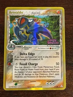 Pokemon Armaldo 1/110 Holon Phantoms Reverse Holo Rare 110 HP Stage 2 Card - Image 1