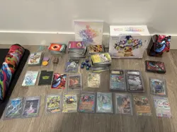 PRISMATIC EVOLUTIONS ETB (SEALED), 2 CGC SLABS, CARDS, & MORE | POKEMON TCG LOT - Image 1