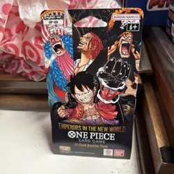 One Piece OP-09 EMPERORS IN THE NEW WORLD English Sleeved Booster Pack 12-Cards - Image 1