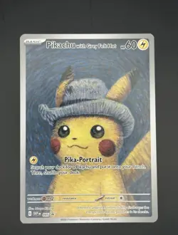 Pokemon Pikachu with Grey Felt Hat Grading Contender 85 Promo Holo Card - Image 1