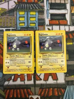 MAGNEMITE - 79/130 - Base Set 2 - Pokemon Card (x2) - Vintage- Set Of 2 💎🔥 - Image 1