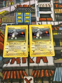 MAGNEMITE - 79/130 - Base Set 2 - Pokemon Card (x2) - Vintage- Set Of 2 💎🔥 - Image 2