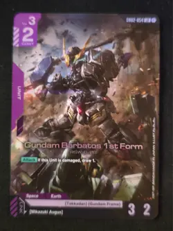 Gundam Barbatos 1st Form GD02-054 | LR | Gundam Card Game | Near Mint - Image 1