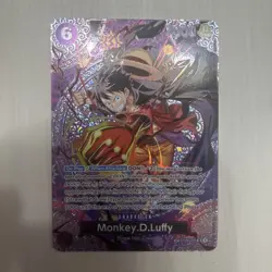 Monkey.D.Luffy ST26-005 SP SR Alt Art English NM One Piece Card - Image 2