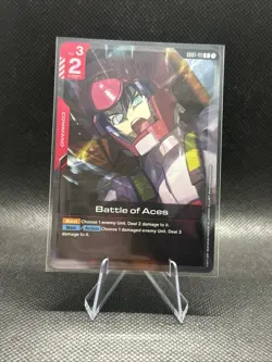 Battle of Aces GD01-111 Newtype Rising Gundam Card Game TCG - Rare NM Holo - Image 1