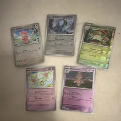 Pokemon TCG BW86 5 Card Lot Holo Audino Cobalion Amoonguss Reuniclus Beheeyem - Image 1
