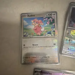 Pokemon TCG BW86 5 Card Lot Holo Audino Cobalion Amoonguss Reuniclus Beheeyem - Image 2