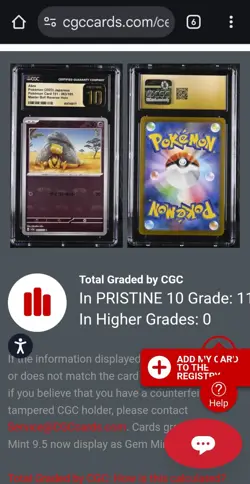 🔥💥 Abra Master Ball Holo 063/165 Pokemon Card 151 Pristine 10 Banger! Get It! - Image 5