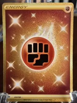 Pokemon Fighting Energy Secret Rare Holo 233/198 Chilling Reign Card - Image 1