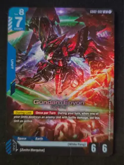 Gundam Card Game Dual Impact Gundam Epyon LR GD02-002 - Image 1