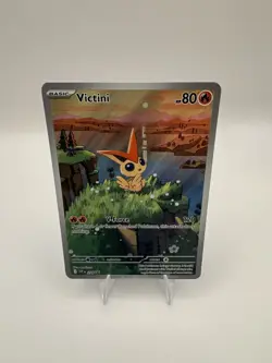 Pokemon TCG Victini Full Art Holo Card 208 - Image 1