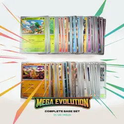 Mega Evolution : Complete Base Set (C/UC/Rare Holo) / 122 Cards - Image 1
