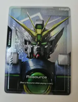 Resource Wing Gundam Zero Foil - R-004 C+ NM - Gundam TCG Card Game - Image 1