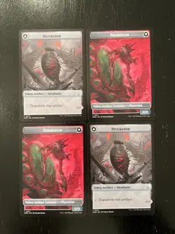 Incubator/Phyrexian Token 0017 X4X NM/M March of the Machine MOM MTG - Image 1