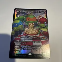 Michelangelo, Weirdness to 11 (Showcase) #288 (Foil) (NM) TMT Magic MTG - Image 1