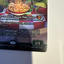 Michelangelo, Weirdness to 11 (Showcase) #288 (Foil) (NM) TMT Magic MTG - Image 4